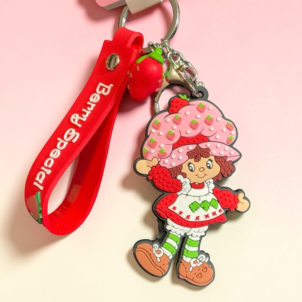 Strawberry Shortcake Keychain Bag Charm Berry Special NWT